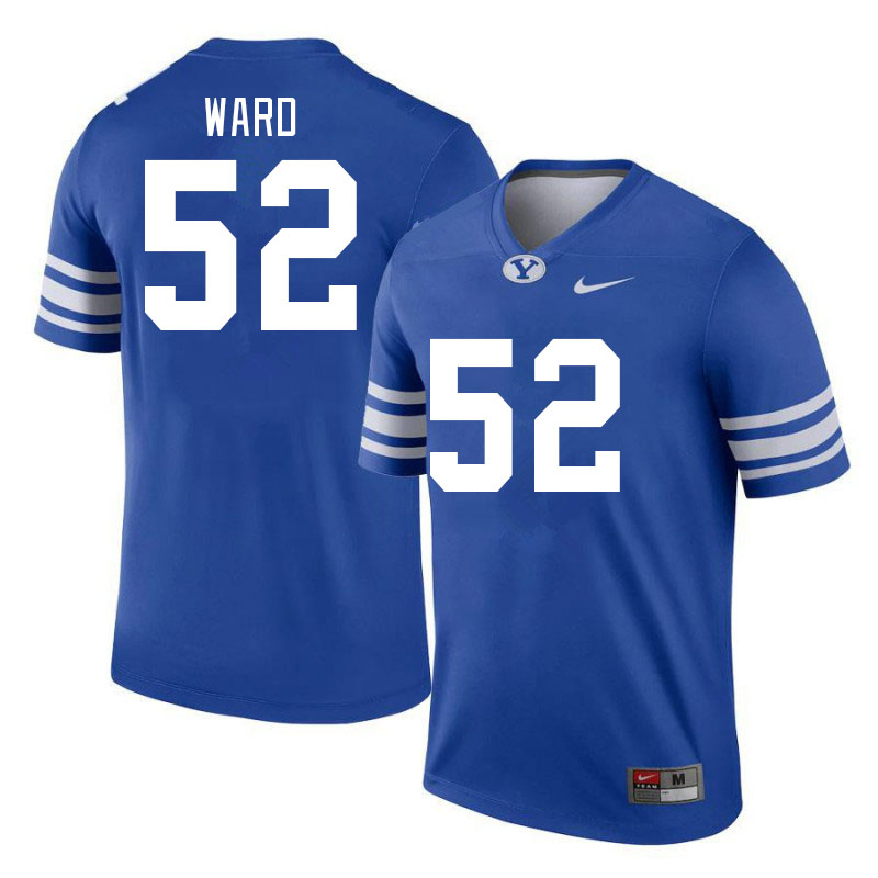 Men #52 Ben Ward BYU Cougars College Football Jerseys Stitched-Royal - Click Image to Close